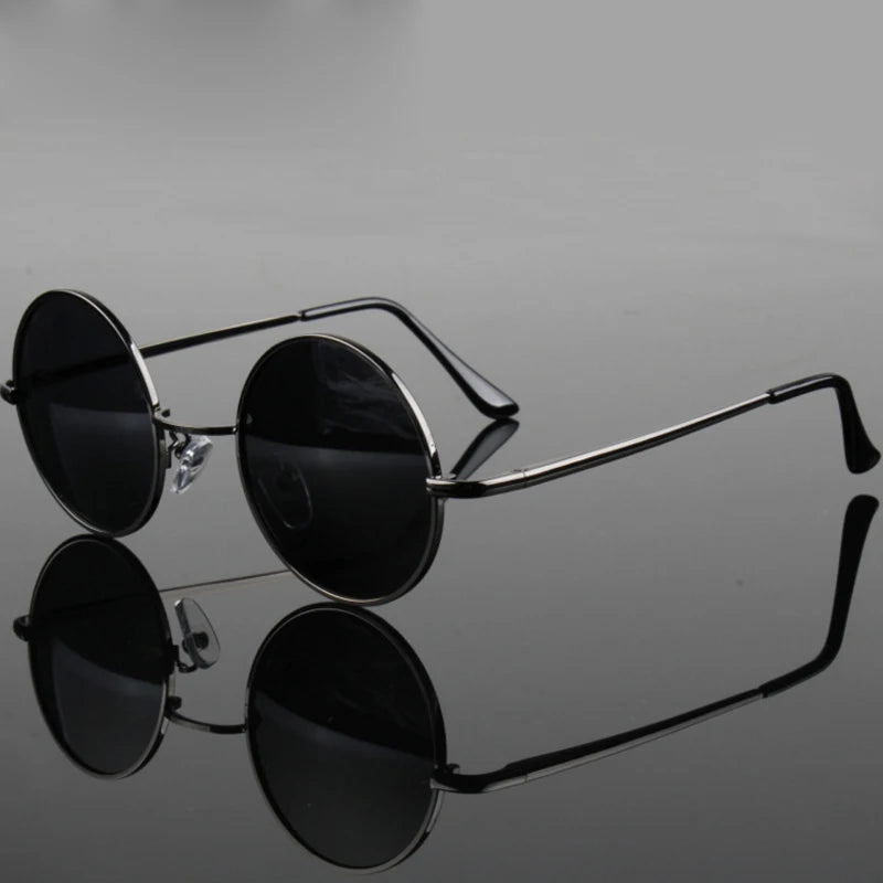 Ambesa Retro Round Polarized Sunglasses – UV400 Vintage Style