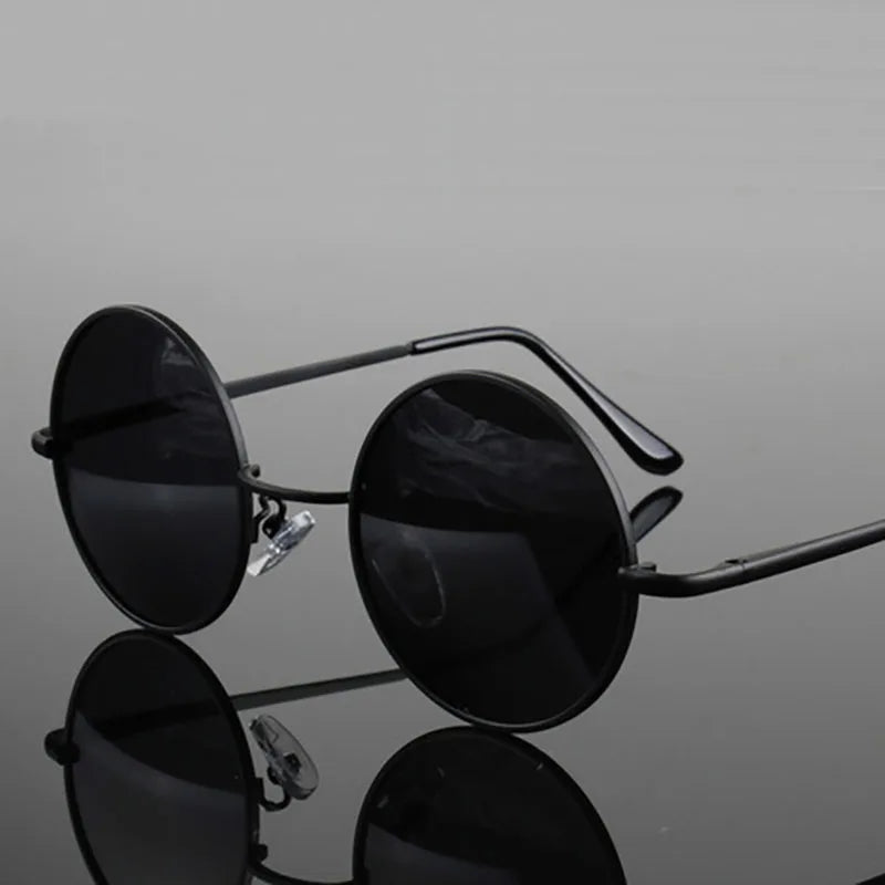 Ambesa Retro Round Polarized Sunglasses – UV400 Vintage Style