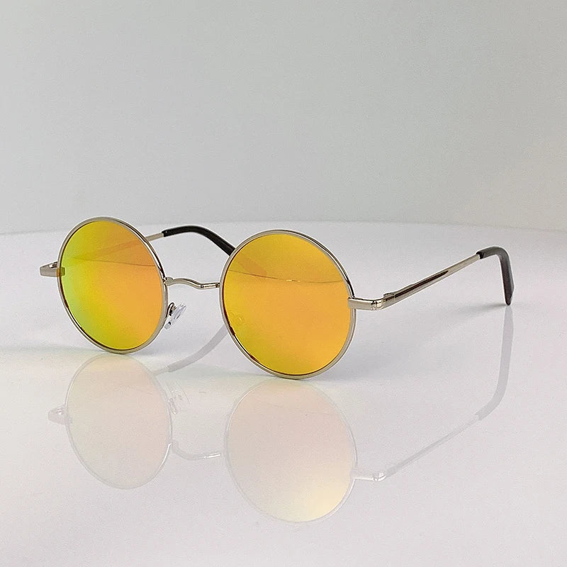 Ambesa Retro Round Polarized Sunglasses – UV400 Vintage Style