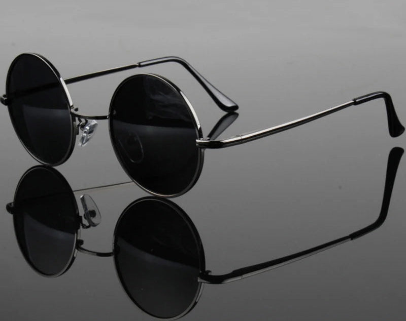 Ambesa Retro Round Polarized Sunglasses – UV400 Vintage Style
