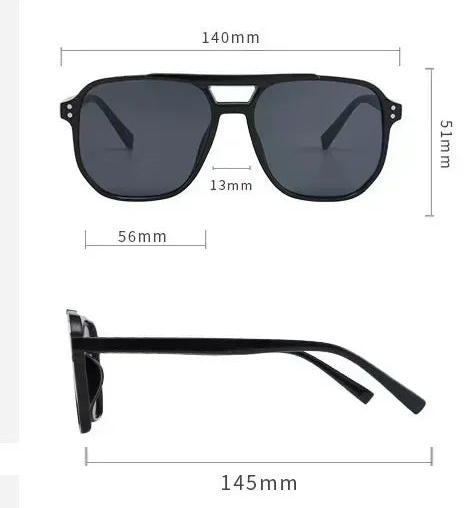 AMBESA Polarized Square Sunglasses – UV400