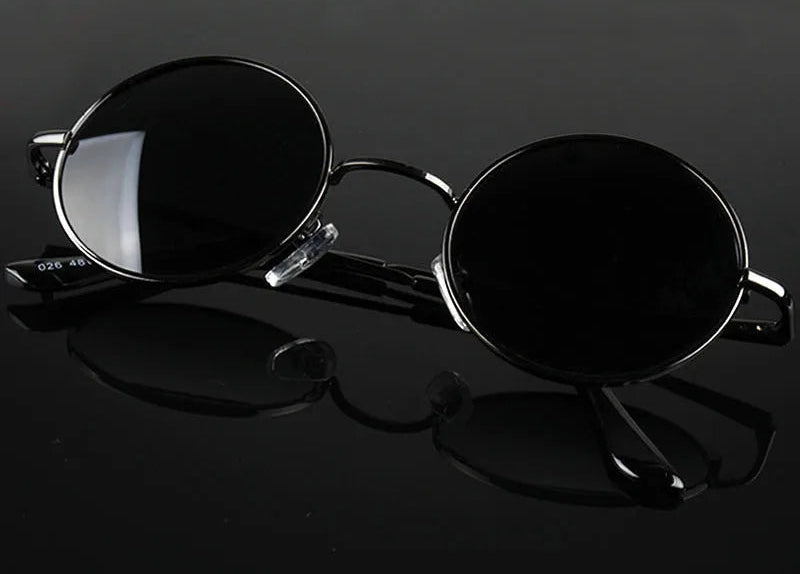 Ambesa Retro Round Polarized Sunglasses – UV400 Vintage Style